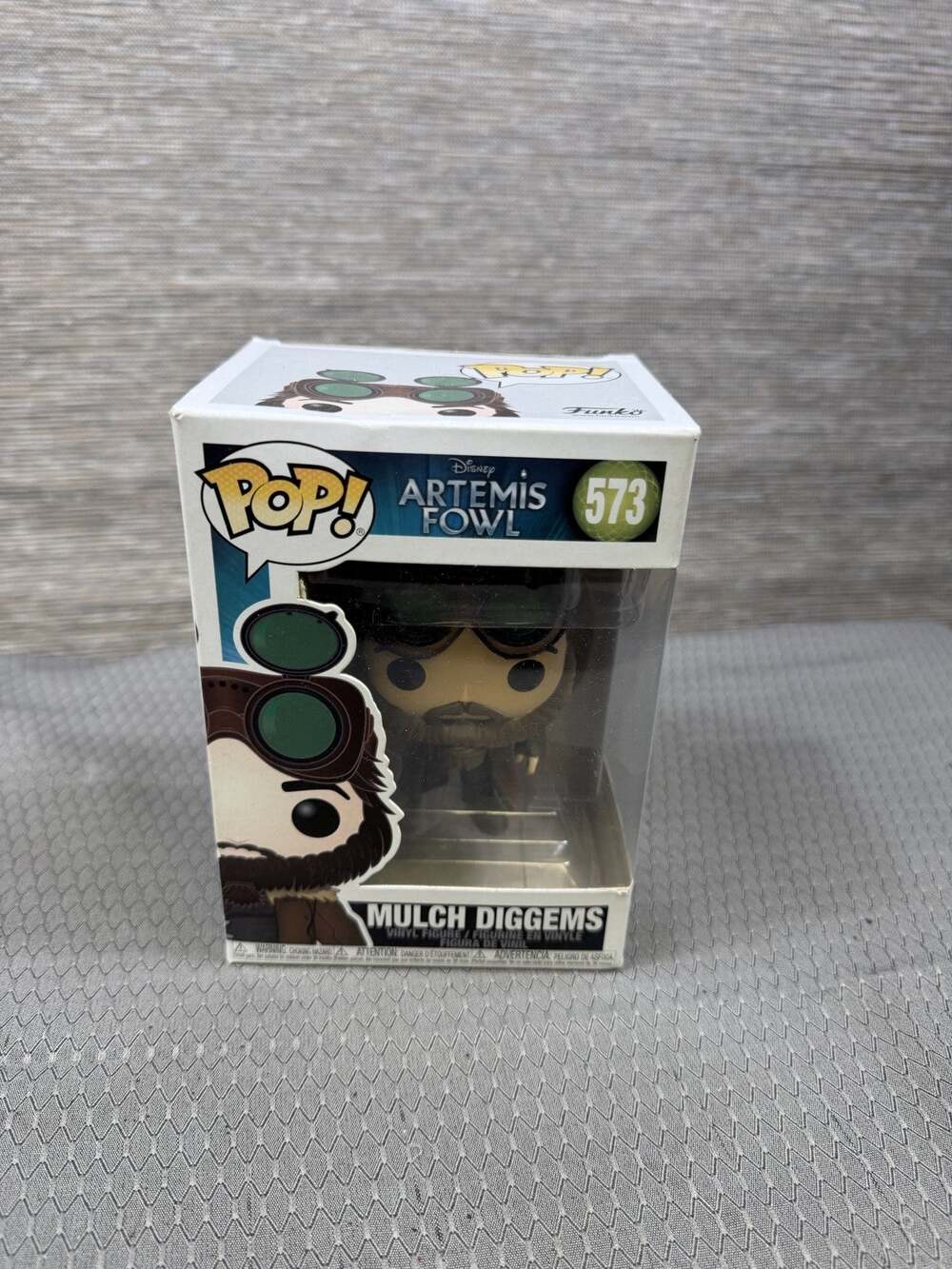 Funko Pop Disney Artemis Fowl Mulch Diggems 573 Vinyl Figure Boxed Movies